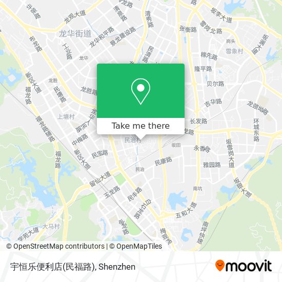 宇恒乐便利店(民福路) map
