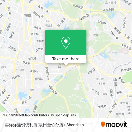 喜洋洋连锁便利店(坂田金竹分店) map