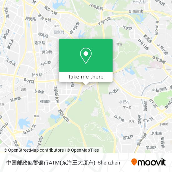 中国邮政储蓄银行ATM(东海王大厦东) map