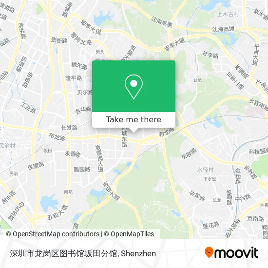 深圳市龙岗区图书馆坂田分馆 map