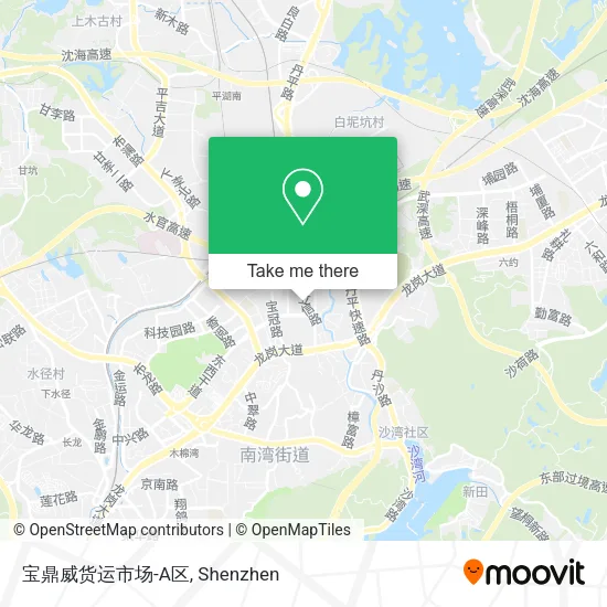宝鼎威货运市场-A区 map