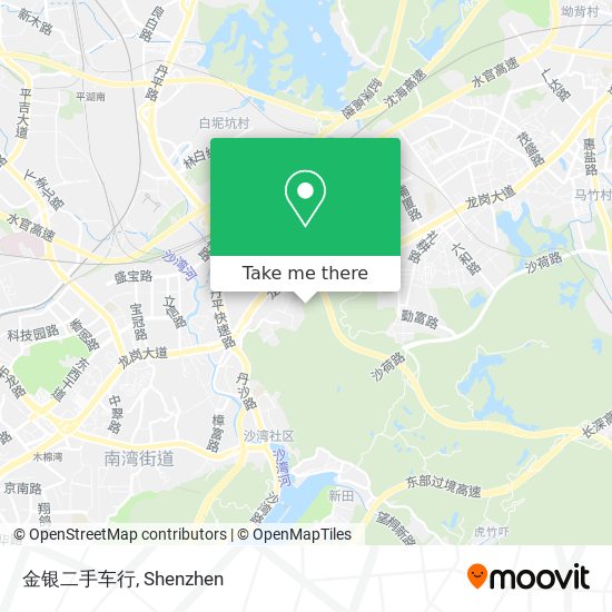 金银二手车行 map