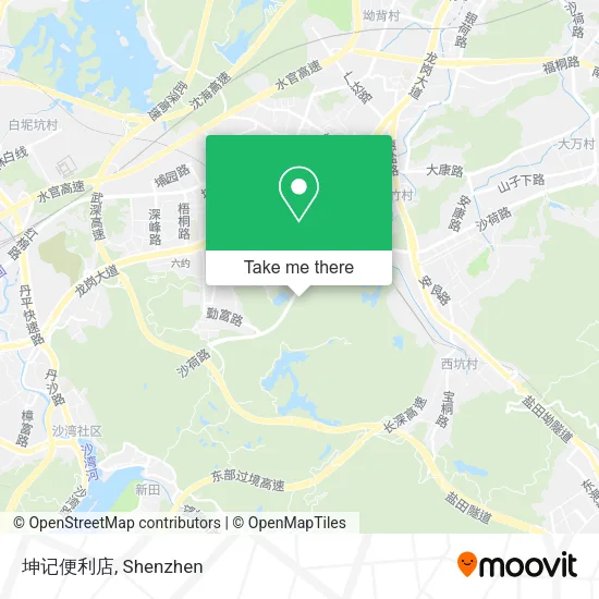 坤记便利店 map
