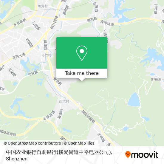 中国农业银行自助银行(横岗街道中裕电器公司) map