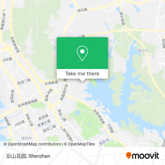 后山花园 map