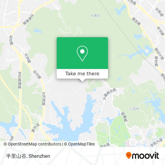 半里山谷 map