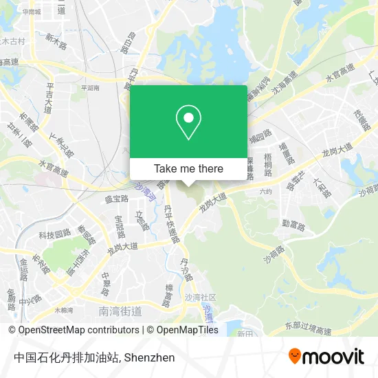 中国石化丹排加油站 map