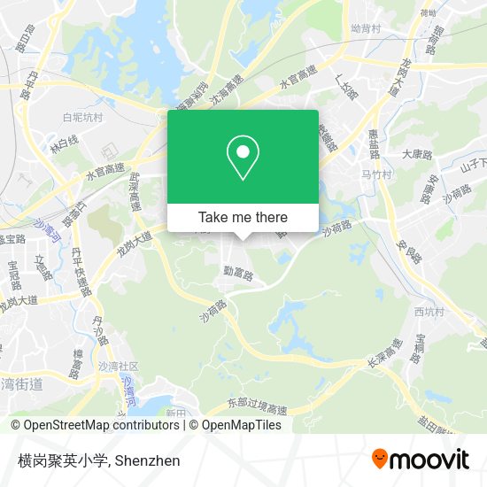 横岗聚英小学 map