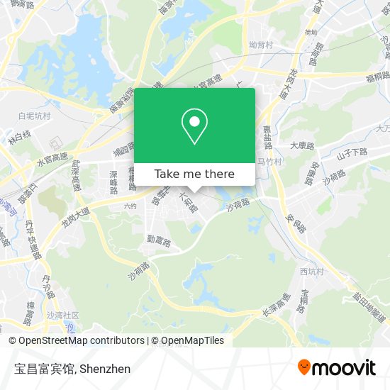宝昌富宾馆 map