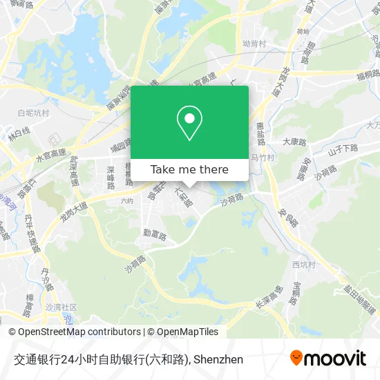 交通银行24小时自助银行(六和路) map
