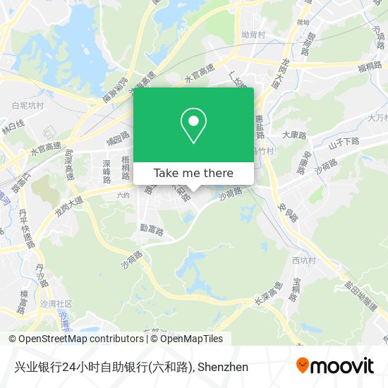 兴业银行24小时自助银行(六和路) map