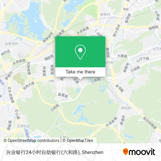 兴业银行24小时自助银行(六和路) map