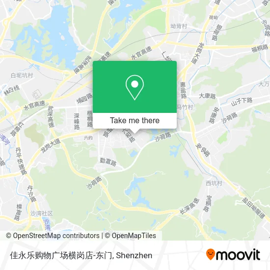 佳永乐购物广场横岗店-东门 map