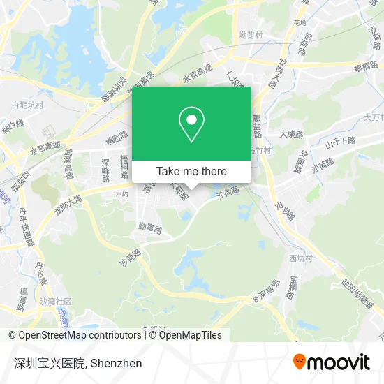 深圳宝兴医院 map
