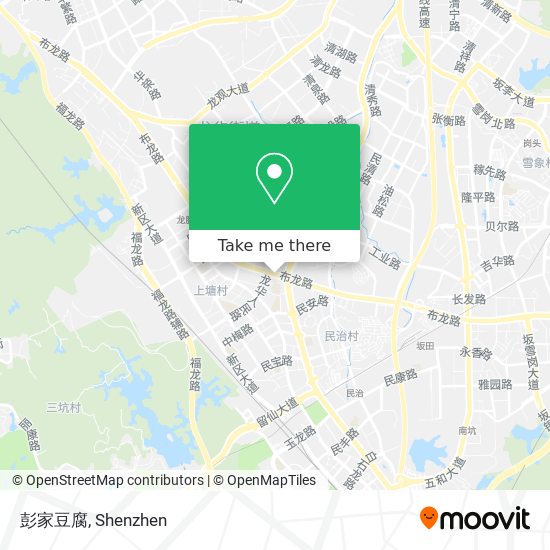 彭家豆腐 map
