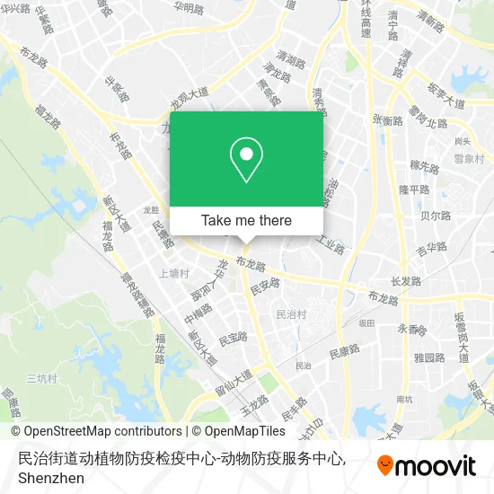 民治街道动植物防疫检疫中心-动物防疫服务中心 map