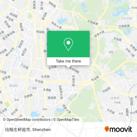 信顺生鲜超市 map