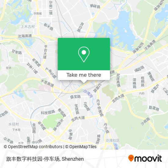 旗丰数字科技园-停车场 map