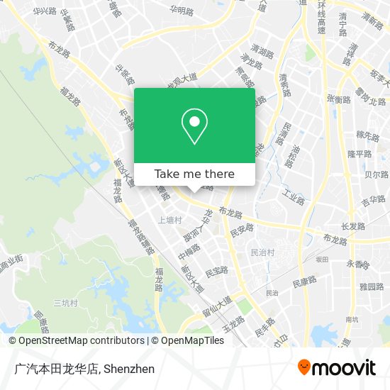 广汽本田龙华店 map