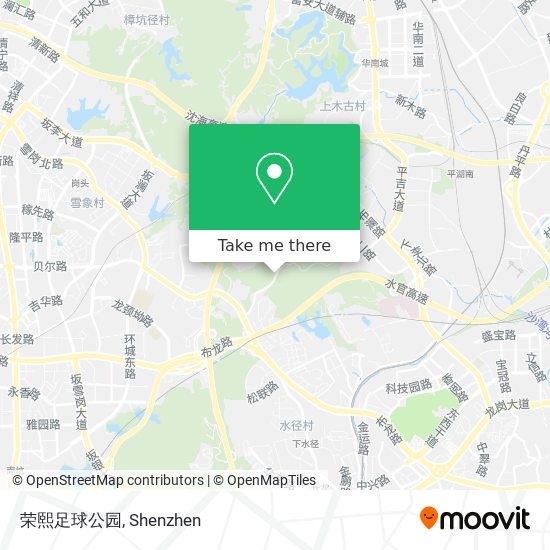 荣熙足球公园 map