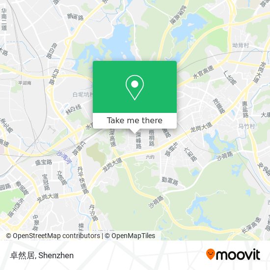 卓然居 map