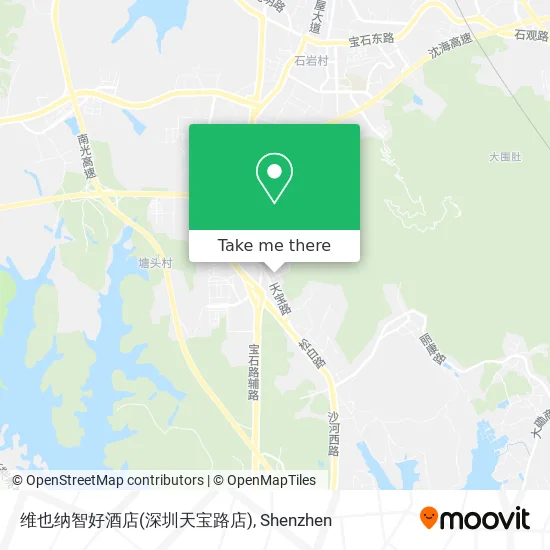 维也纳智好酒店(深圳天宝路店) map