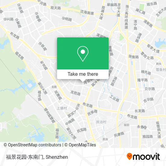 福景花园-东南门 map