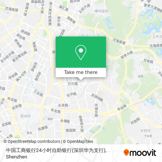 中国工商银行24小时自助银行(深圳华为支行) map