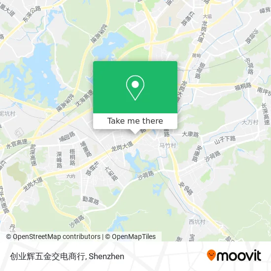 创业辉五金交电商行 map