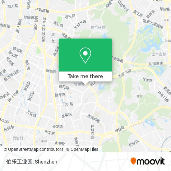 伯乐工业园 map