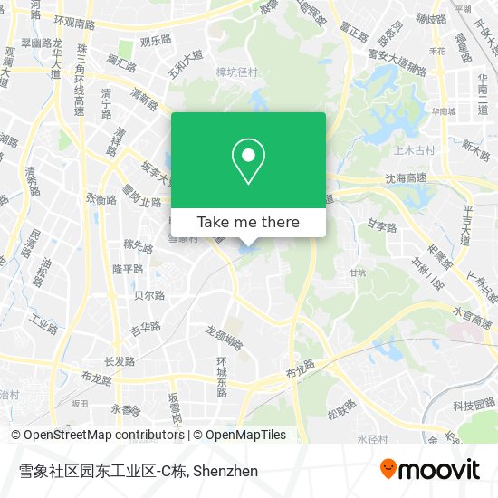 雪象社区园东工业区-C栋 map