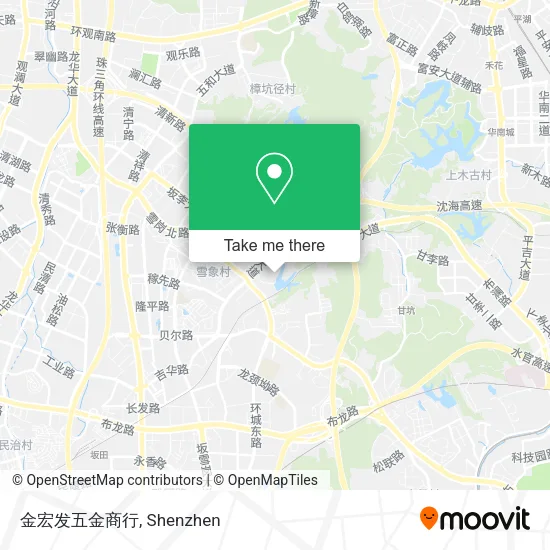 金宏发五金商行 map