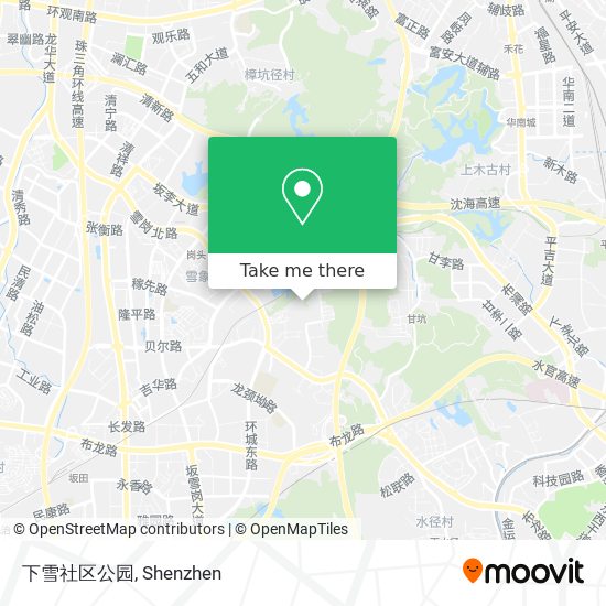 下雪社区公园 map