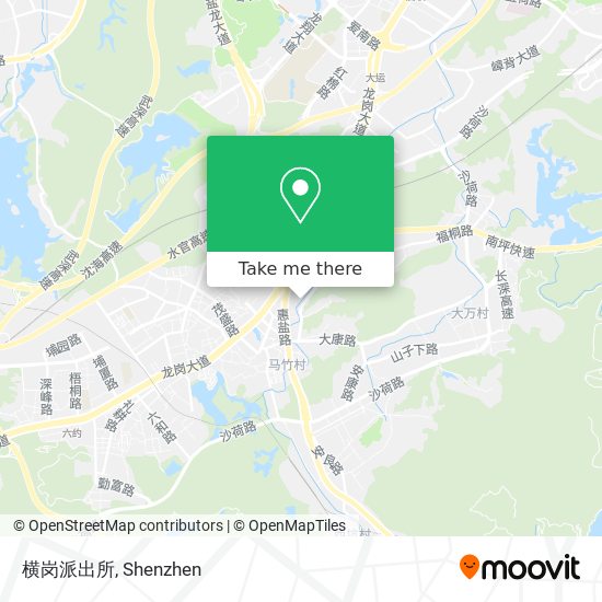 横岗派出所 map
