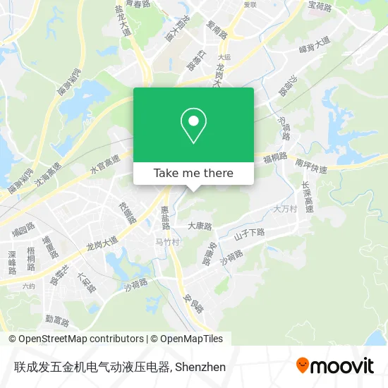 联成发五金机电气动液压电器 map