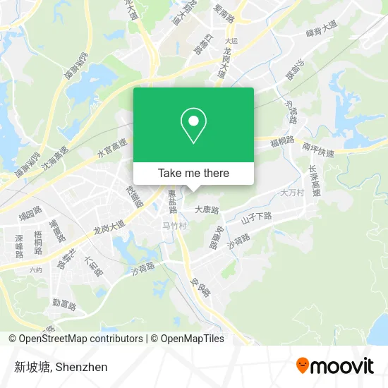 新坡塘 map