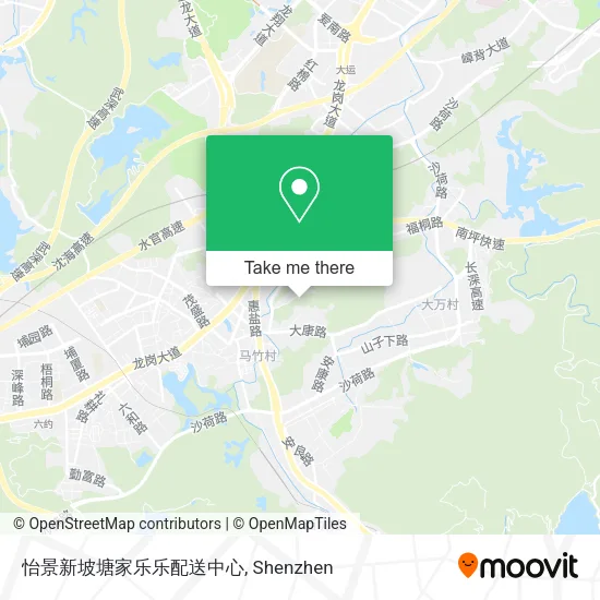 怡景新坡塘家乐乐配送中心 map