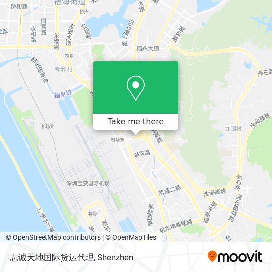 志诚天地国际货运代理 map