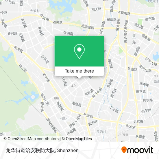 龙华街道治安联防大队 map