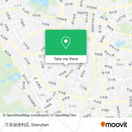 万里福便利店 map