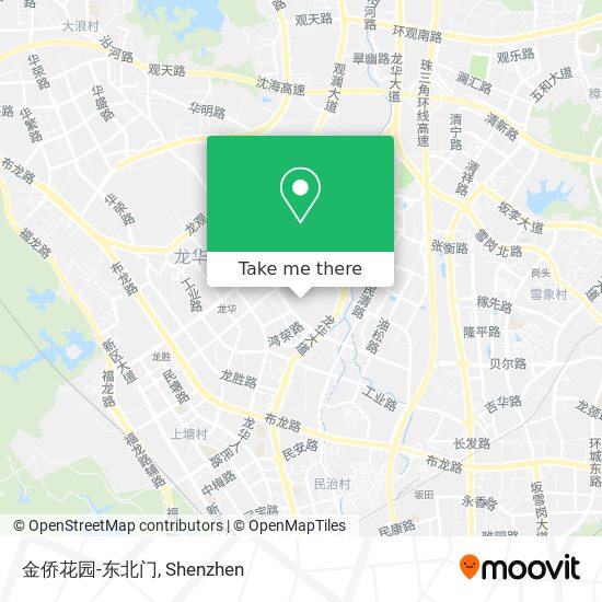 金侨花园-东北门 map