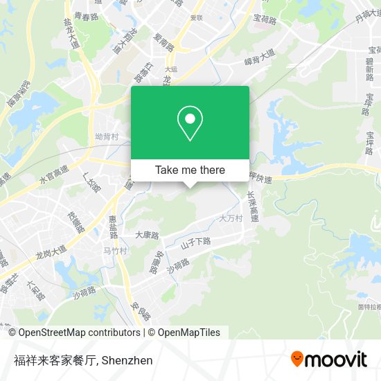 福祥来客家餐厅 map