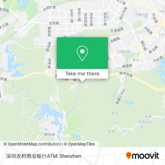 深圳农村商业银行ATM map