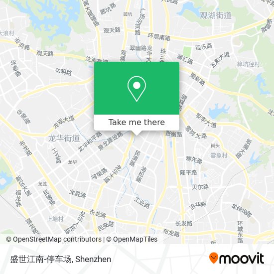 盛世江南-停车场 map