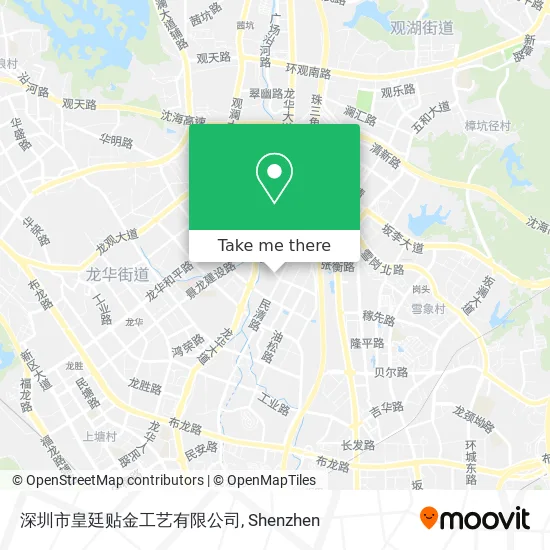 深圳市皇廷贴金工艺有限公司 map