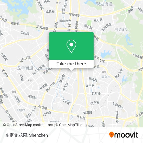 东富龙花园 map