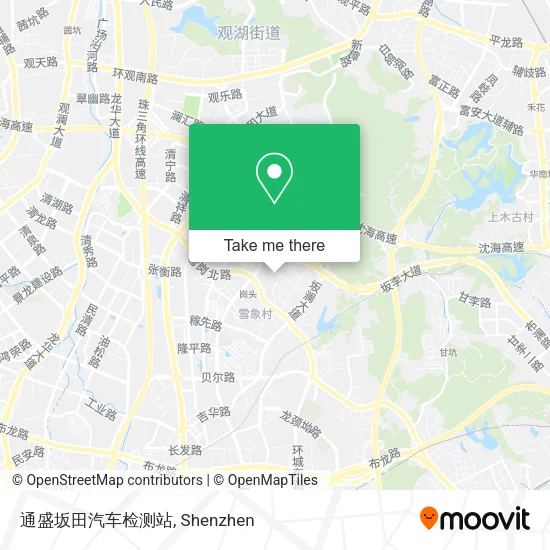 通盛坂田汽车检测站 map