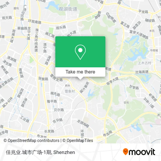 佳兆业.城市广场-1期 map