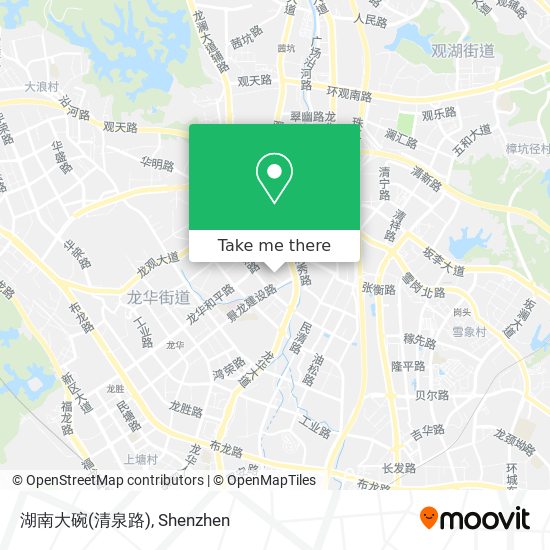 湖南大碗(清泉路) map