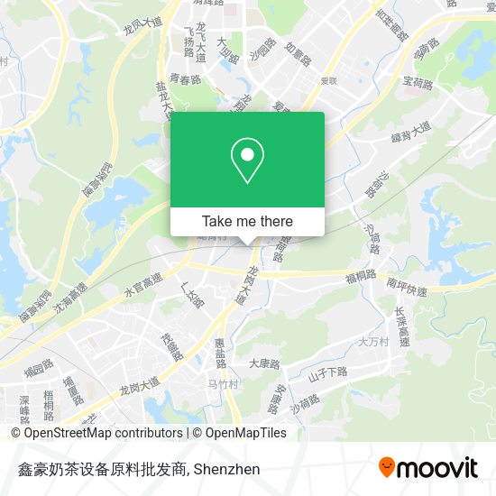 鑫豪奶茶设备原料批发商 map
